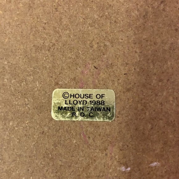 Vintage 1988 House of Lloyd Christmas Coaster Set of 7 - Picture 9 of 16